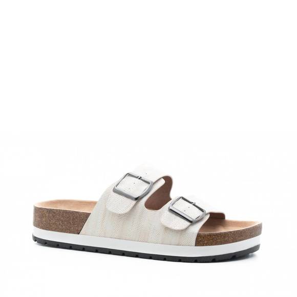 Corky She's Spicy Black and White Sandals